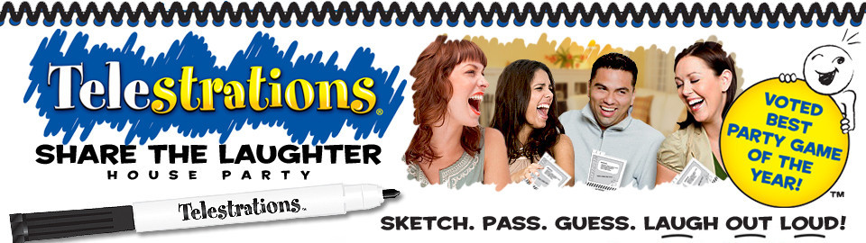 Telestrations® Share the Laughter House Party