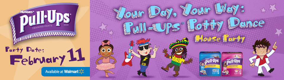 Pull-Ups® Potty Dance House Party Feb. 11