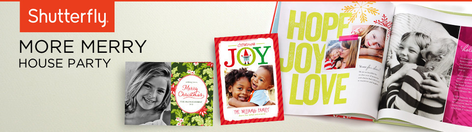 Shutterfly More Merry House Party